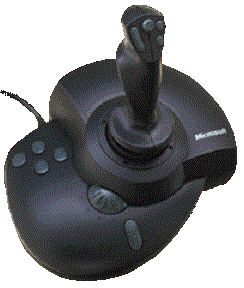 Microsoft's SideWinder® Force Feedback Pro joystick, which can move under its own power to trace out key shapes in images (game port or USB LUFA adapter required)